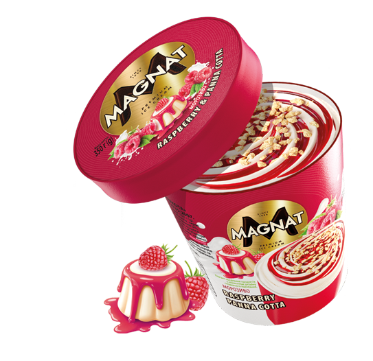 «MAGNAT RASPBERRY PANNA COTTA»